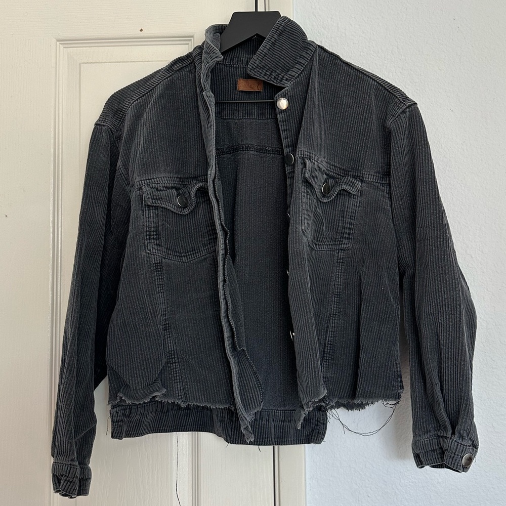 Black corduroy jacket